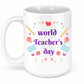 Teacher's day mug/ Glass can