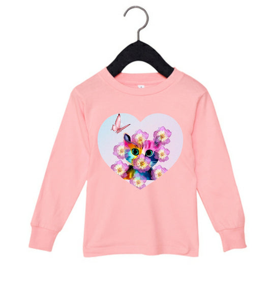 CUTE LONG SLEEVE JERSEY FOR TODDLER GIRLS