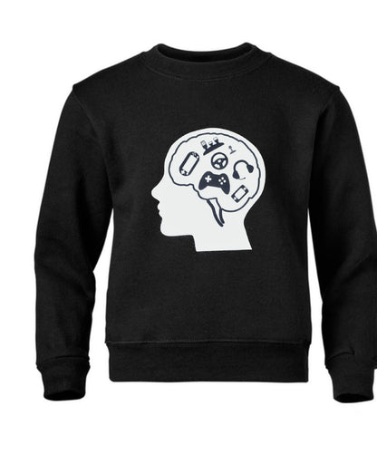 UNISEX SWEATSHIRT GAMERS' BRAIN