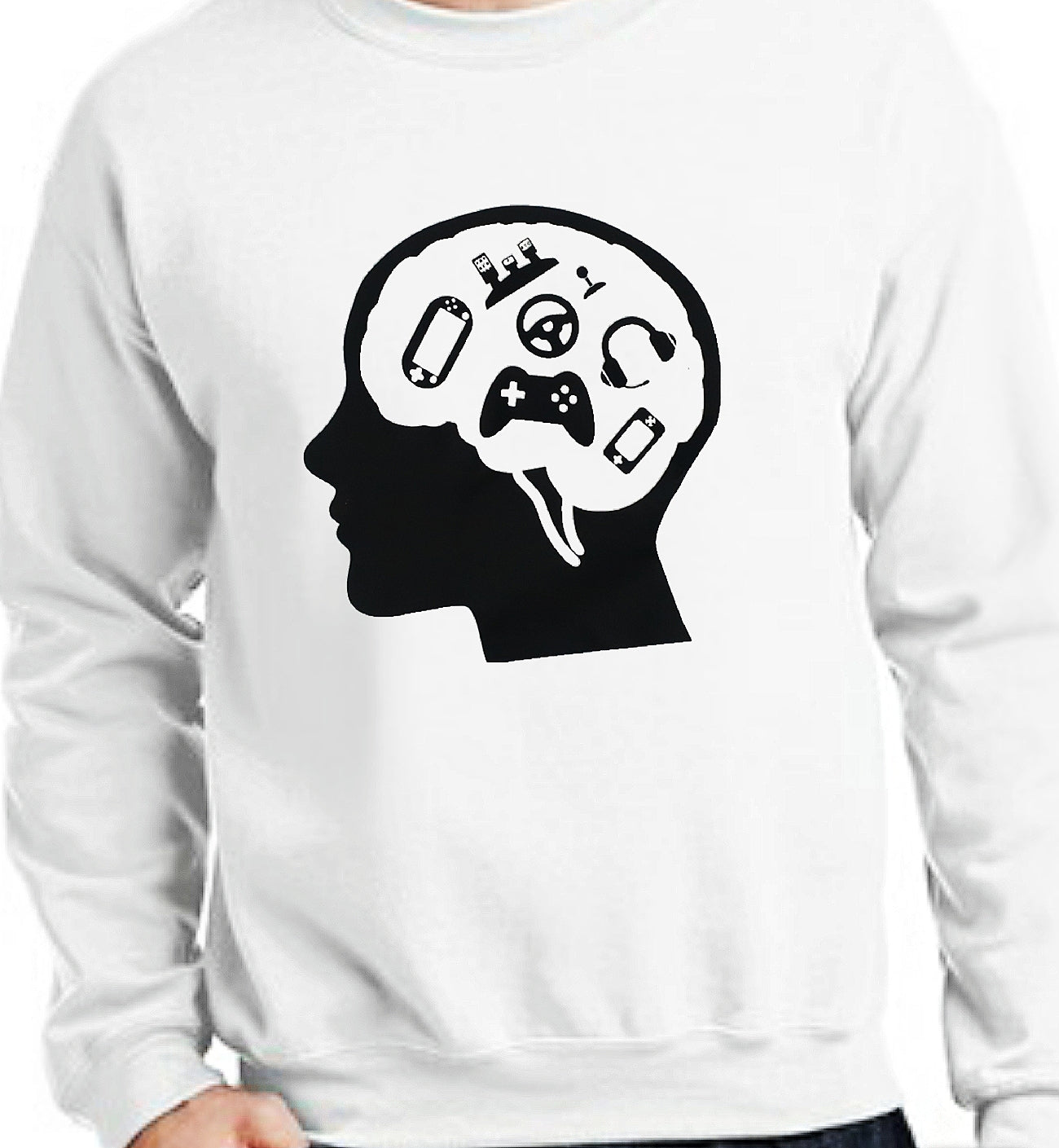 UNISEX SWEATSHIRT GAMERS' BRAIN